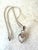 Contemporary Vintage Sterling Silver Moon Stone Pendant Necklace For Sale - Image 3 of 4