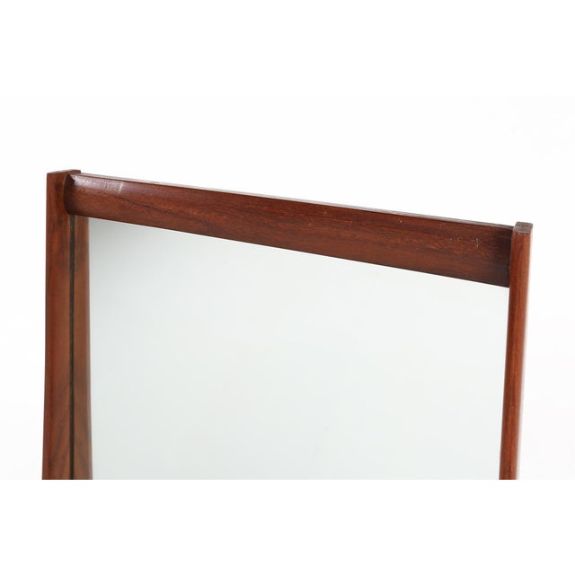 Mid-Century Modern Mirror in Teak, 1960s For Sale - Image 4 of 11