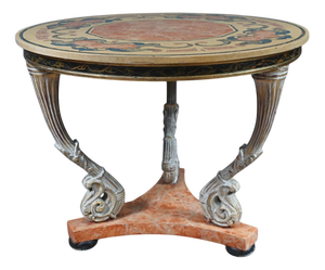 Italian Neo-Classical Centre Table with Scagliola Top