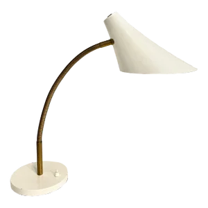 Swiss Midcentury Modern Cone Gooseneck Desk Lamp by Bag Turgi