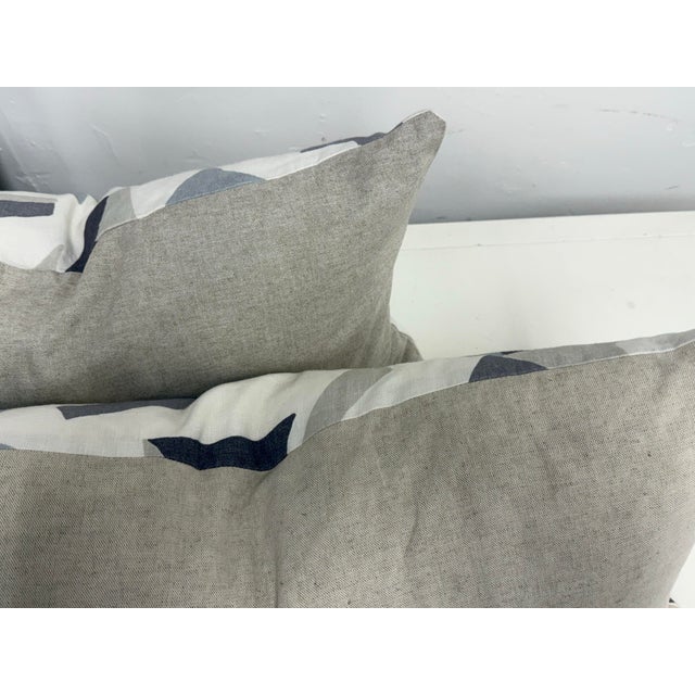 Textile Thom Filicia for Eastern Accents Sconset Lumbar Pillows, Pair For Sale - Image 7 of 12