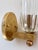 Vintage Italian Brass and Murano Glass Wall Sconces, 1990s, Set of 2 For Sale - Image 13 of 17