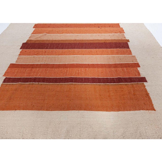 Vintage Swedish Flat-Weave Rug, Doris Leslie Blau For Sale - Image 10 of 10