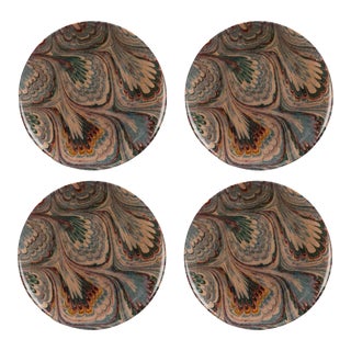 Siren Song Wilde Melamine Dinner Plates- Set of 4 For Sale