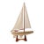 1980s Tessellated Stone Sailboat Model For Sale