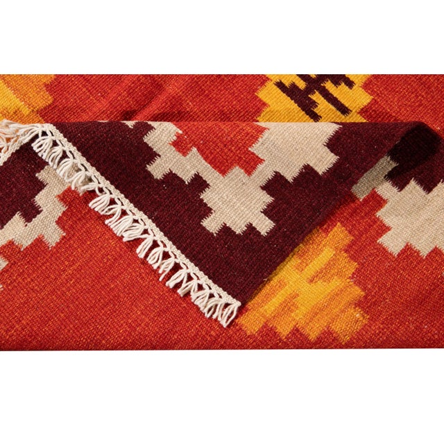 Contemporary 21st Century Modern Kilim Rug 5 '5'' X 8' 3'' For Sale - Image 3 of 11