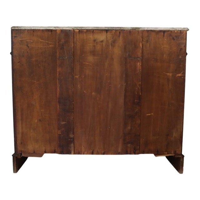 Renaissance Revival Carved Walnut Marble Top Sideboard With Grape Clusters C1890 For Sale - Image 9 of 13