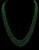 250ct Fine Emerald Beads 4 Line Necklace with 14 Kt Yellow Gold Clasp Adjustable For Sale - Image 18 of 18
