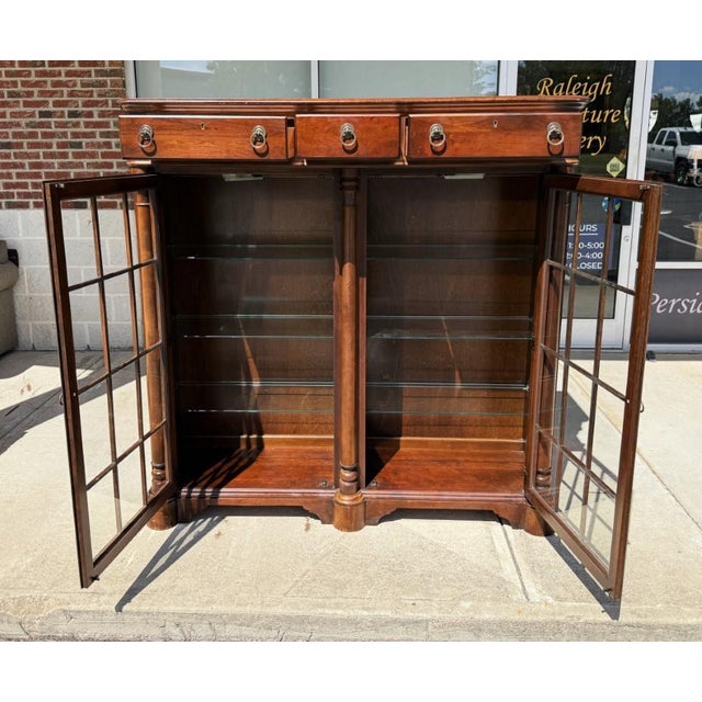 Pennsylvania House Pennsylvania House Courtland Manor Two-Door Bookcase For Sale - Image 4 of 18