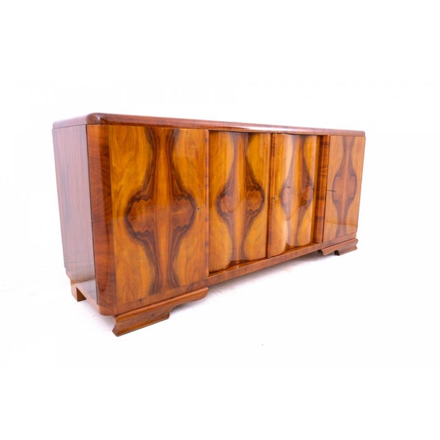 1940s Art Deco Polish Sideboard, 1940s For Sale - Image 5 of 18