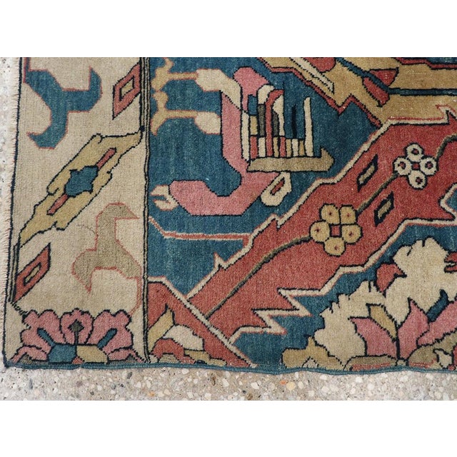 Early 20th Century Galerie Shabab Collection Early 20th Century Indian Larestan Sampler Rug For Sale - Image 5 of 8