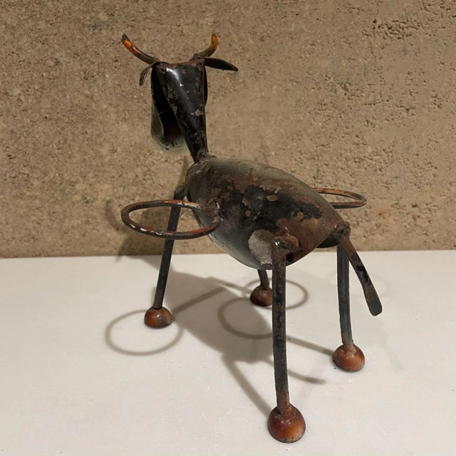 1970s 1970s Manuel Felguerez Style Black Donkey Napkin Holder Caddy Mexico For Sale - Image 5 of 8