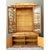 Vintage Chinoiserie Pagoda Rattan China Cabinet For Sale - Image 12 of 12