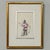 Set of Four Framed 18th Century Japanese Hand-Painted Figures For Sale - Image 12 of 16