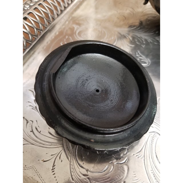 Antique Hackwood Black Basalt Tea Set For Sale - Image 10 of 12