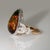 2020s 7.5Ct Black Opal Ring With Natural Diamond Accents: Solid 14k Gold, Size 6.75 For Sale - Image 5 of 8