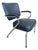 Barber Armchair with Chrome Frame and Black Leatherette Upholstery, 1960s For Sale