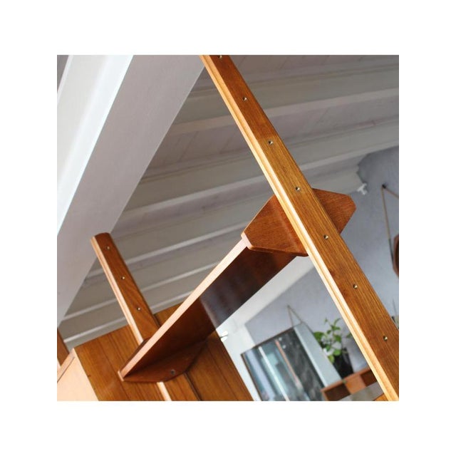 Italian Antonio ​​2-Module Bookcase, 1960s For Sale - Image 4 of 14