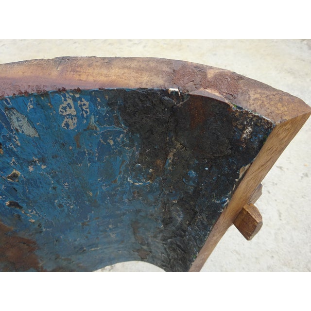 Small Cabinet in Canoe Wood and Teak, 2000s For Sale - Image 16 of 18