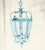 Antique Style Solid Brass Hanging Hallway Lantern W/ Etched Starburst Glass For Sale - Image 14 of 16