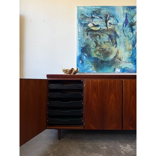 1960s 1970s Danish Rosewood Sideboard by Skovby For Sale - Image 5 of 12