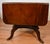 1860s Antique Federal Flame Mahogany Drop-Leaf Table / Sofa Table For Sale - Image 17 of 18