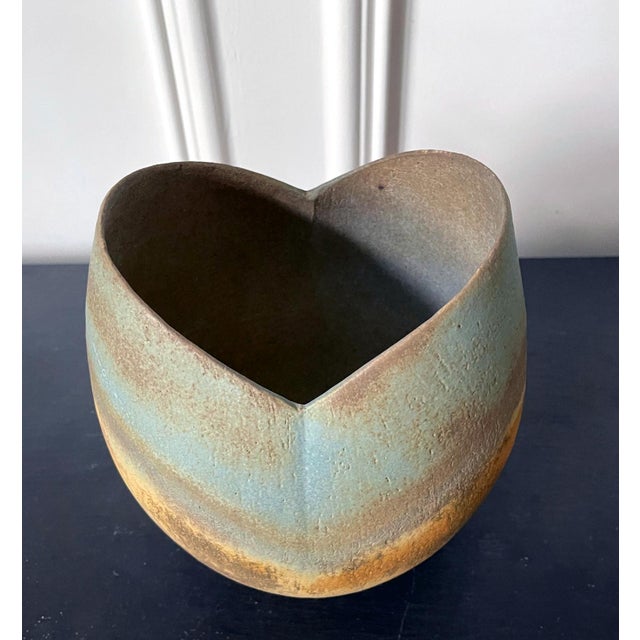 Contemporary Ceramic Vase Vessel by British Studio Potter John Ward For Sale - Image 3 of 17