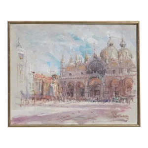 Early 20th Century St. Mark's Basilica Landscape