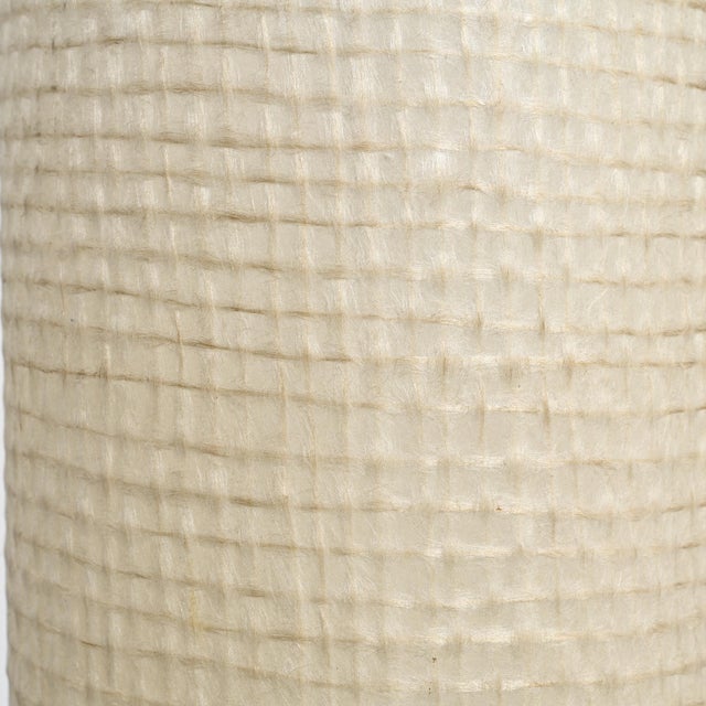 Rocket Floor Lamp in Wood, Brass and Woven Fibers, 1960s For Sale - Image 12 of 13