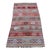 1980s Tribal Red Striped Cecim Kilim Rug For Sale