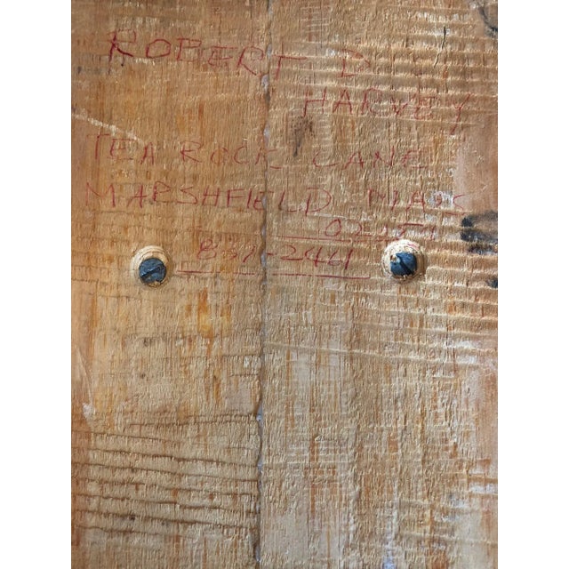 Vintage Acrylic and Teak Abstract Cat Sculpture by Robert D. Harvey For Sale - Image 9 of 13