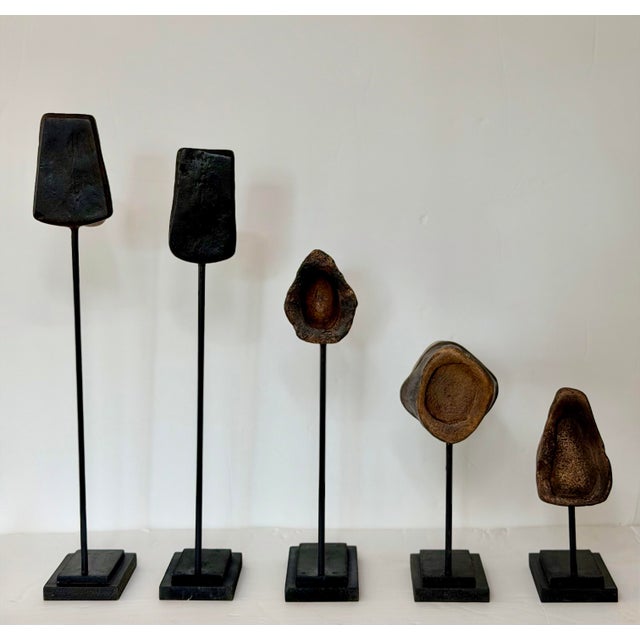 Sculptural Mounted Cast Resin Anatomical Noses on Stands - Set of 5 For Sale In Detroit - Image 6 of 7