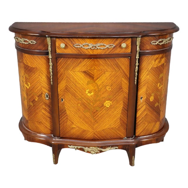 Miniature Salesman's Sample French Louis XV Inlaid Jewelery Box For Sale