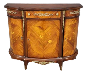 Miniature Salesman's Sample French Louis XV Inlaid Jewelery Box