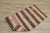 1950s 1950s Southwestern Rustic & Primitive Striped Small Rug For Sale - Image 5 of 13