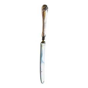 Antique Victorian Style Sterling Handle Cheese Knife