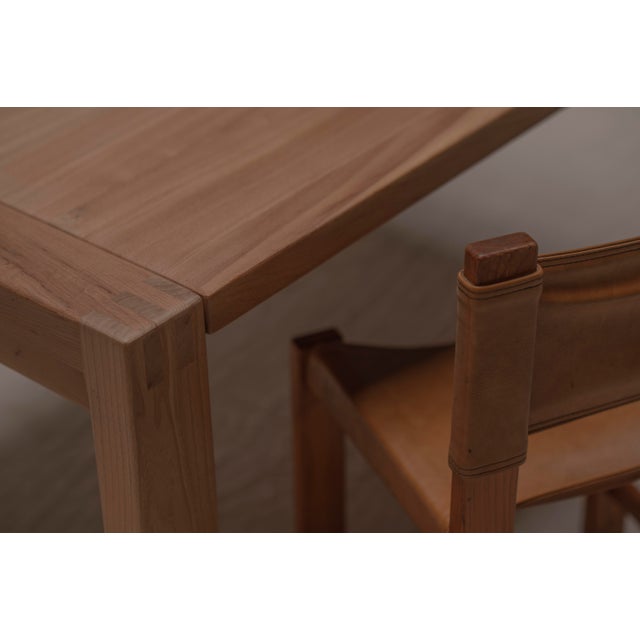 1970s French Elm Desk Set from Maison Regain, 1970s, Set of 2 For Sale - Image 5 of 16