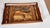 1950s French Wooden Marquetry Tray with Craftwork Winter Scene, 1950s For Sale - Image 5 of 16