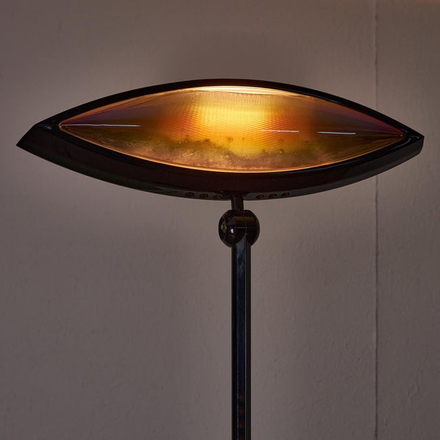 Black Aeto Floor Lamp by Fabio Lombardo for Flos, 1980s For Sale - Image 8 of 18