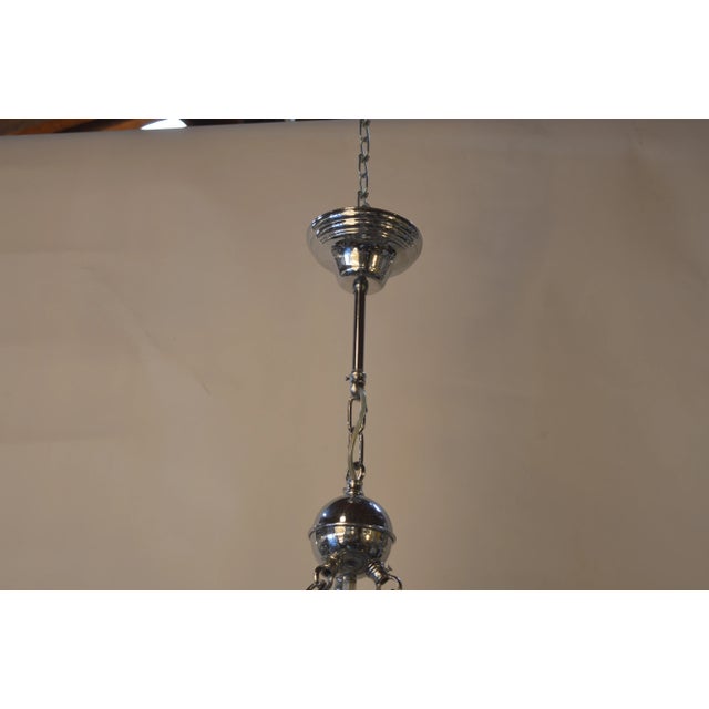 Mid-Century Modern Italian Venini Chandelier. 1970s For Sale - Image 4 of 5
