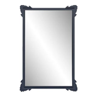 Fleur Home Garden District Napoleon Rectangle Mirror in Hale Navy, 30x40 For Sale