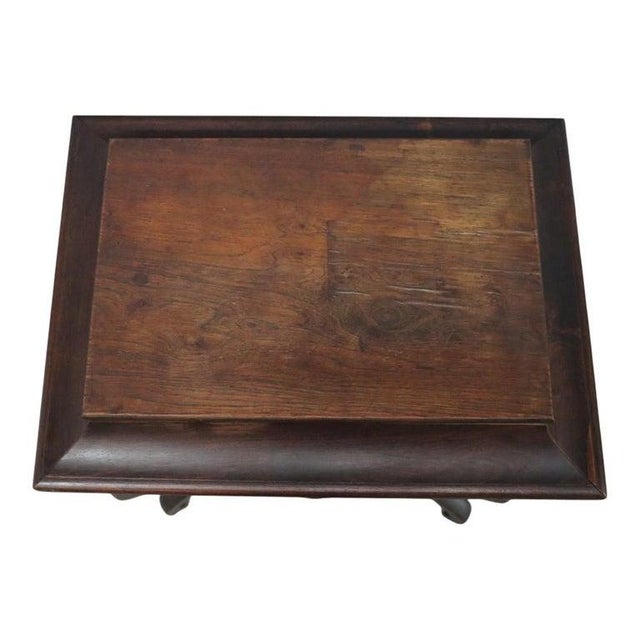 Late 19th Century Victorian Walnut & Rosewood 2 Drawer Lift Top Sewing Stand C1890 For Sale - Image 5 of 12