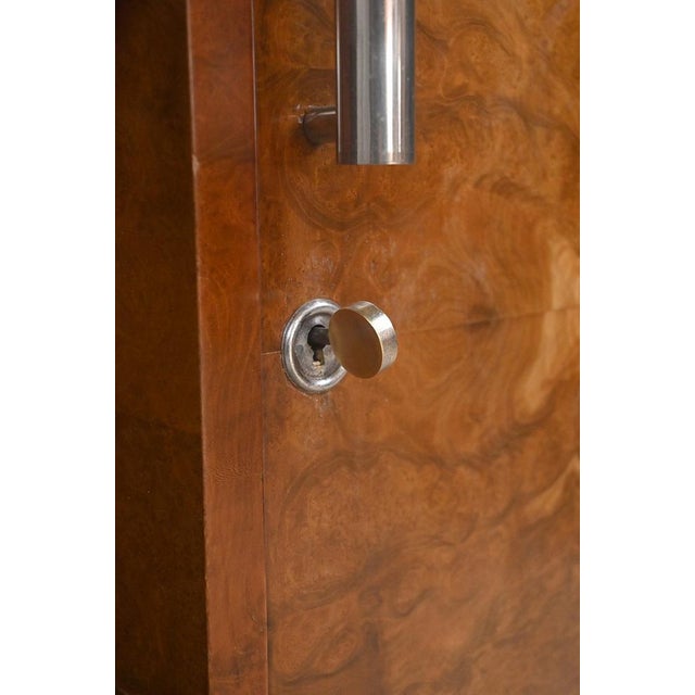 Brown Art Deco Bibus in Elm Burl Veneer, 1920s For Sale - Image 8 of 18