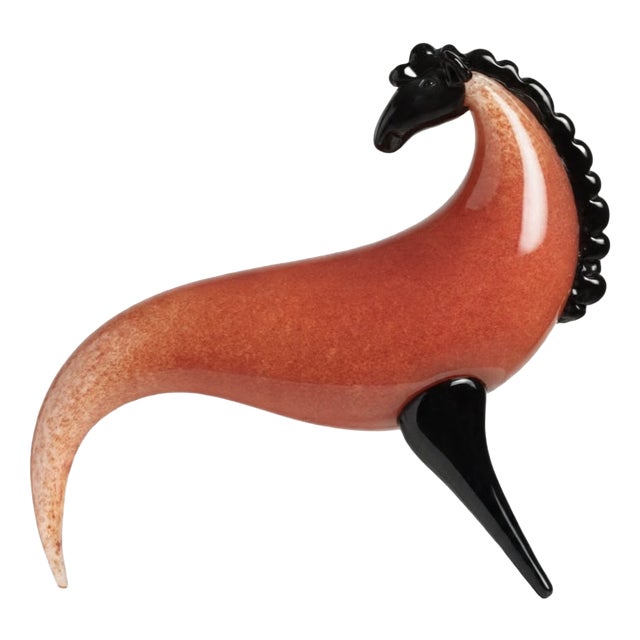 Hippocampus Horse Sculpture by Toni Zuccheri for Barovier & Toso, 1980 For Sale