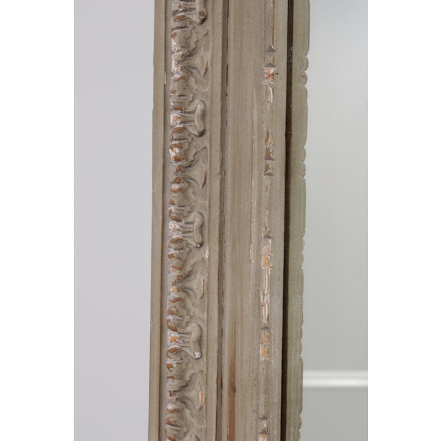 Restoration Hardware Large French Style Carved Hall Mirror For Sale - Image 10 of 12