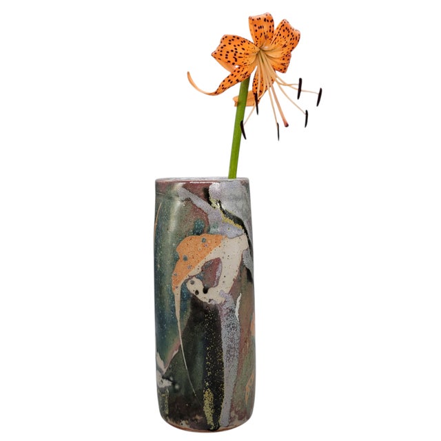 Ceramic Late 20th Century Don Curreri Art Pottery Vase For Sale - Image 7 of 15