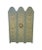 Vintage Hand Painted Three Panel French Wood Room Divider and or Space Partition Screen Dimensions 48W 1D 71H