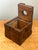 Wood Vintage Brutalist Abstract Wood Tissue Box For Sale - Image 7 of 18
