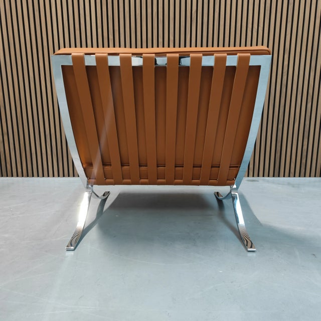 Early 21st Century Barcelona Chair by Ludwig Mies Van Der Rohe for Knoll Inc. / Knoll International, 2010s For Sale - Image 5 of 7