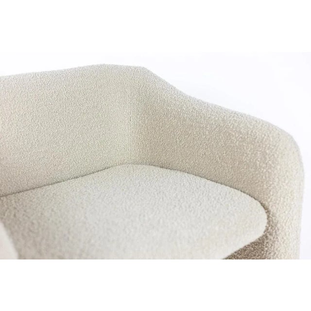 Beige Set of Armchairs in Curly, 1970s For Sale - Image 8 of 9